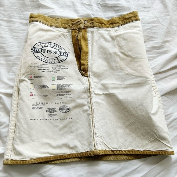 Scotts suede skirt washable - Picture 2 of 6